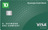 TD Business Cash Back Visa Card